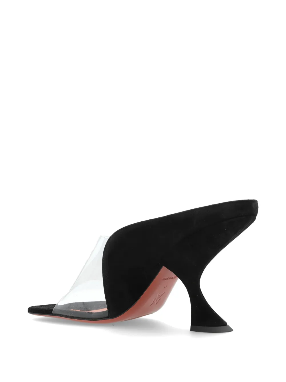 Amina Muaddi Mackenzie sandalen Zwart