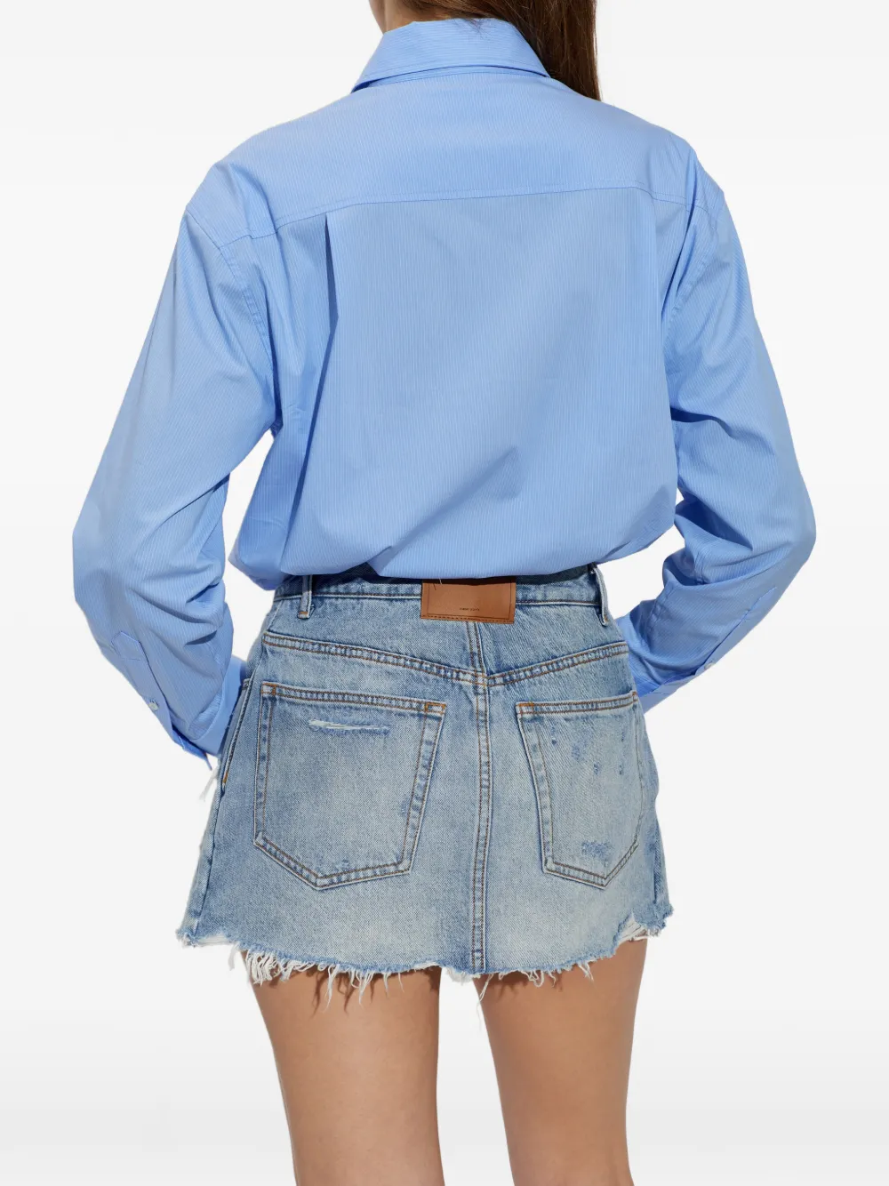Alexander Wang Gelaagde shorts Blauw
