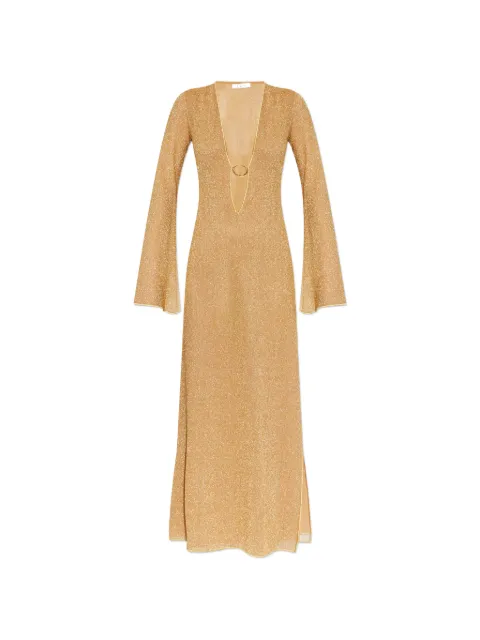 Oséree ring-detail maxi dress