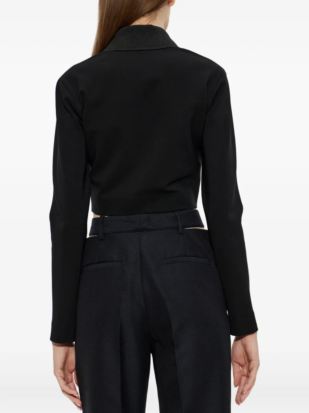 Jil Sander Jack met rits Zwart