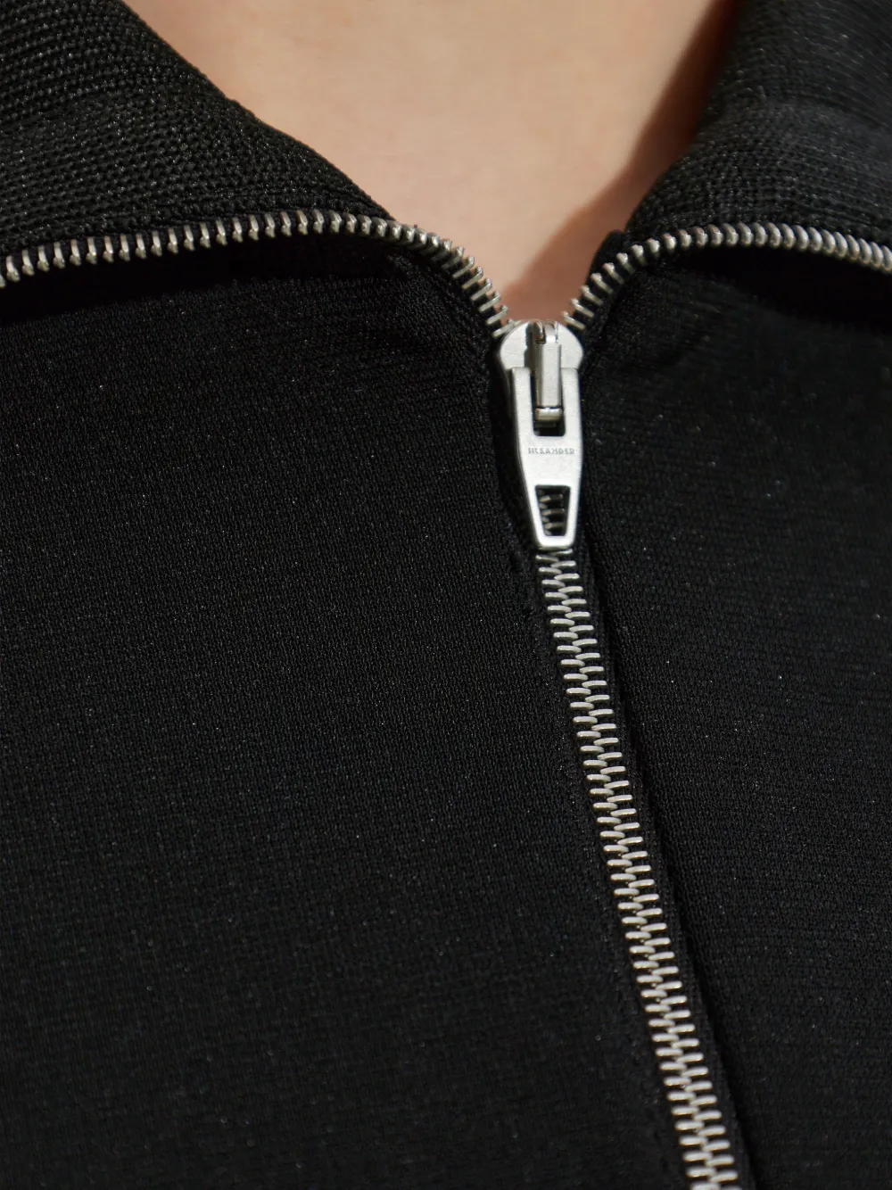Jil Sander Jack met rits Zwart