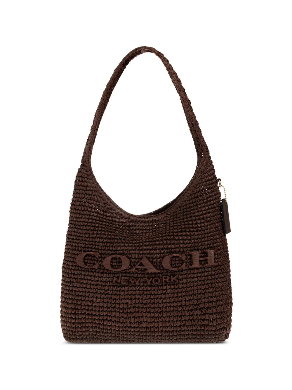 Coach 34 Brooklyn interwoven tote bag - Marrone