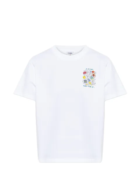 Casablanca playera con estampado gráfico