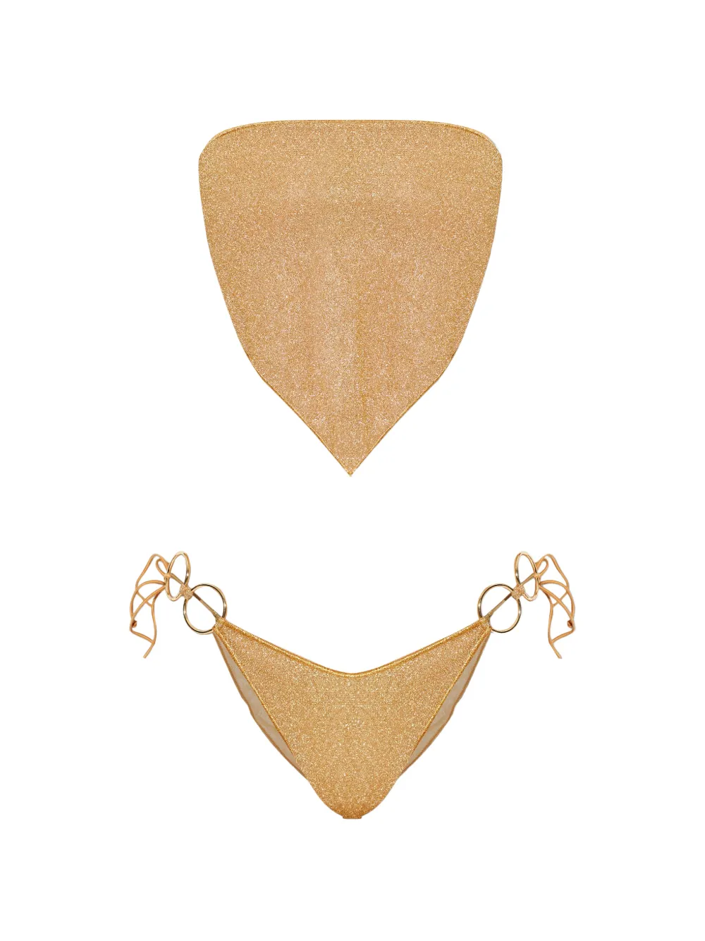 Oséree ring-detail bikini - Oro