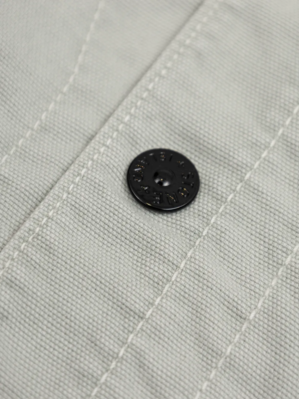 Stone Island Junior Jack met logopatch en knoop Groen