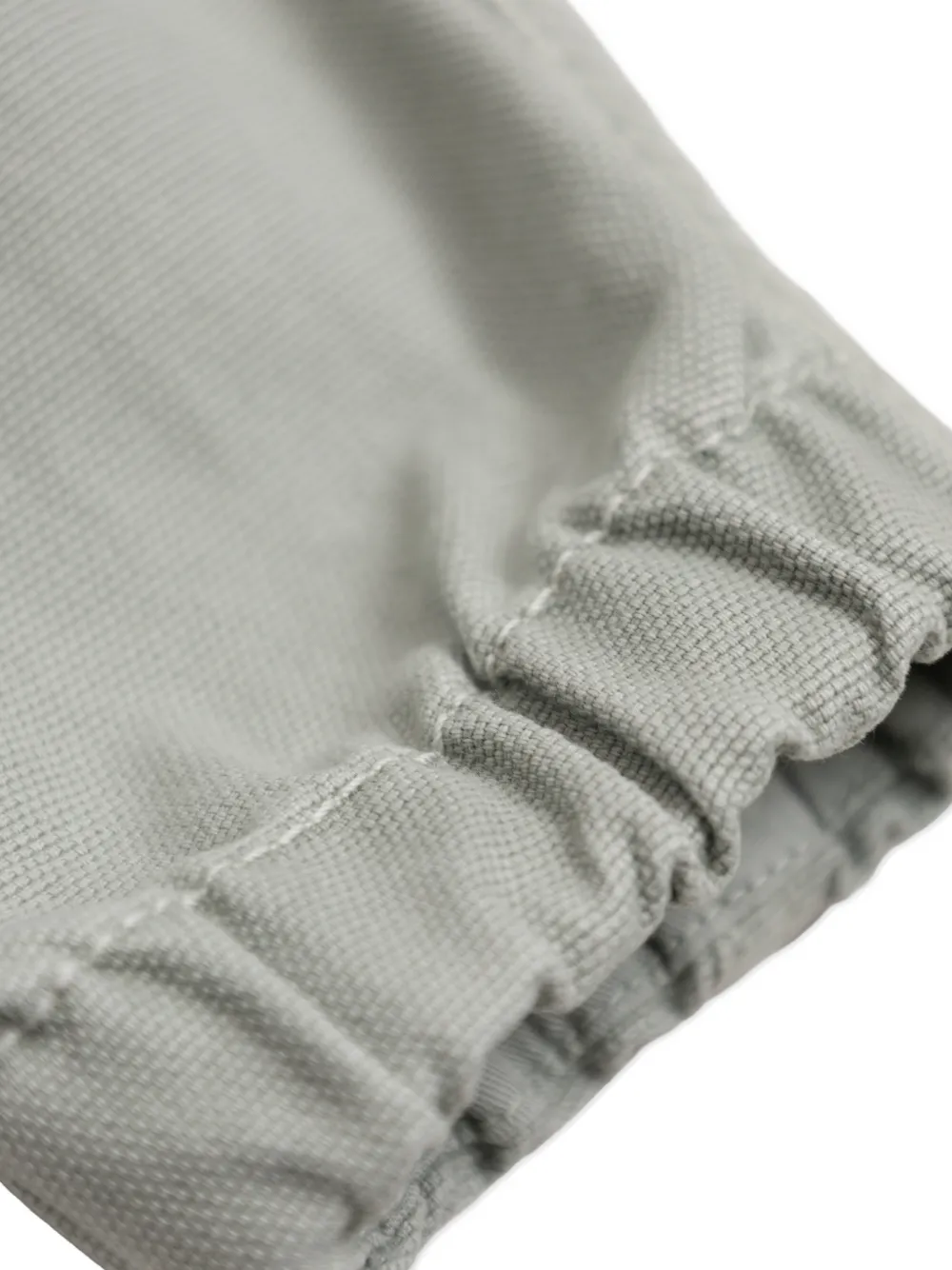 Stone Island Junior Jack met logopatch en knoop Groen