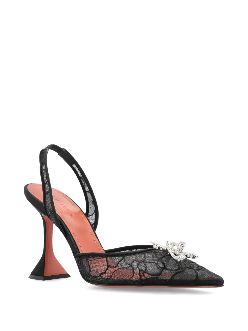 Amina Muaddi Rosie slingback pumps Zwart