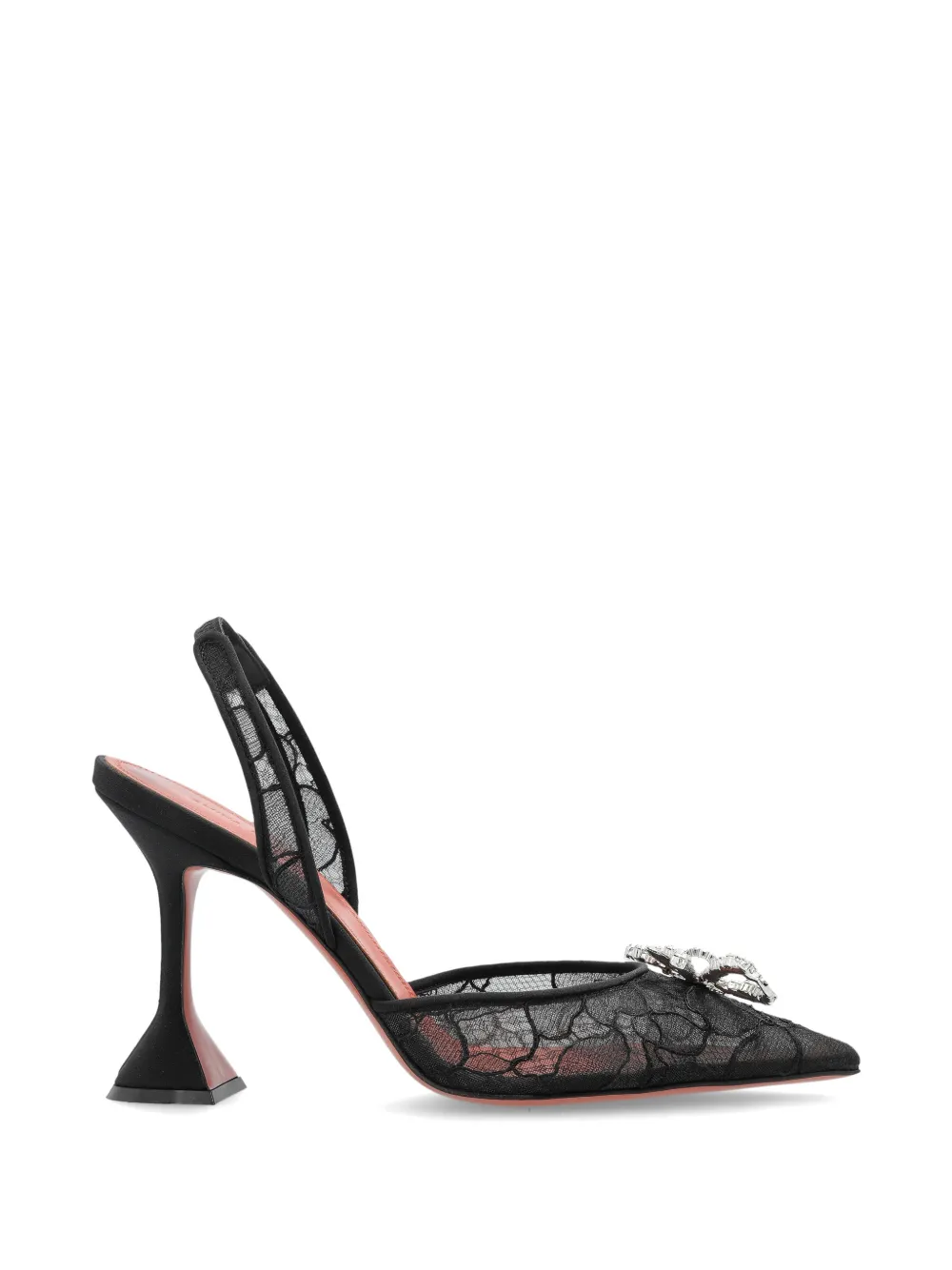 Amina Muaddi Rosie slingback pumps Zwart