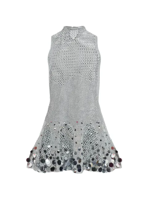 Casablanca sequin-embellished high-neck dress