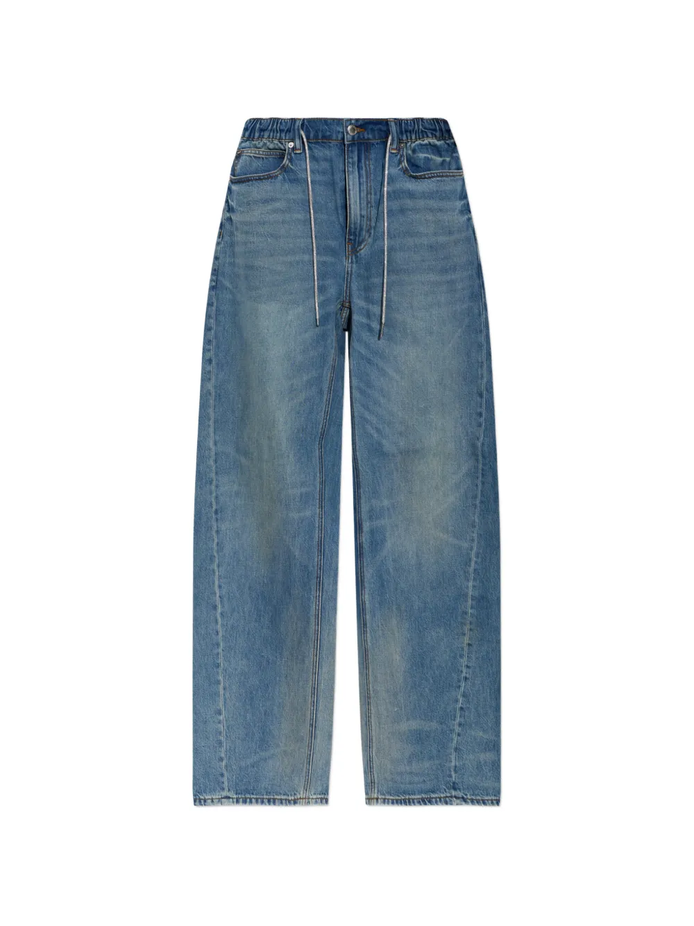 Alexander Wang drawstring-waist jeans - Blu