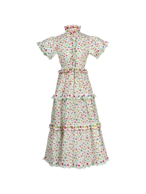 Celia B Nebula floral-print maxi dress