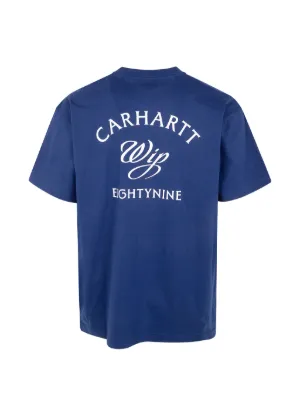 Carhartt WIP logo-embroidered T-shirt | Blue | FARFETCH