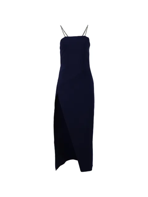 The Attico chain-strap midi dress