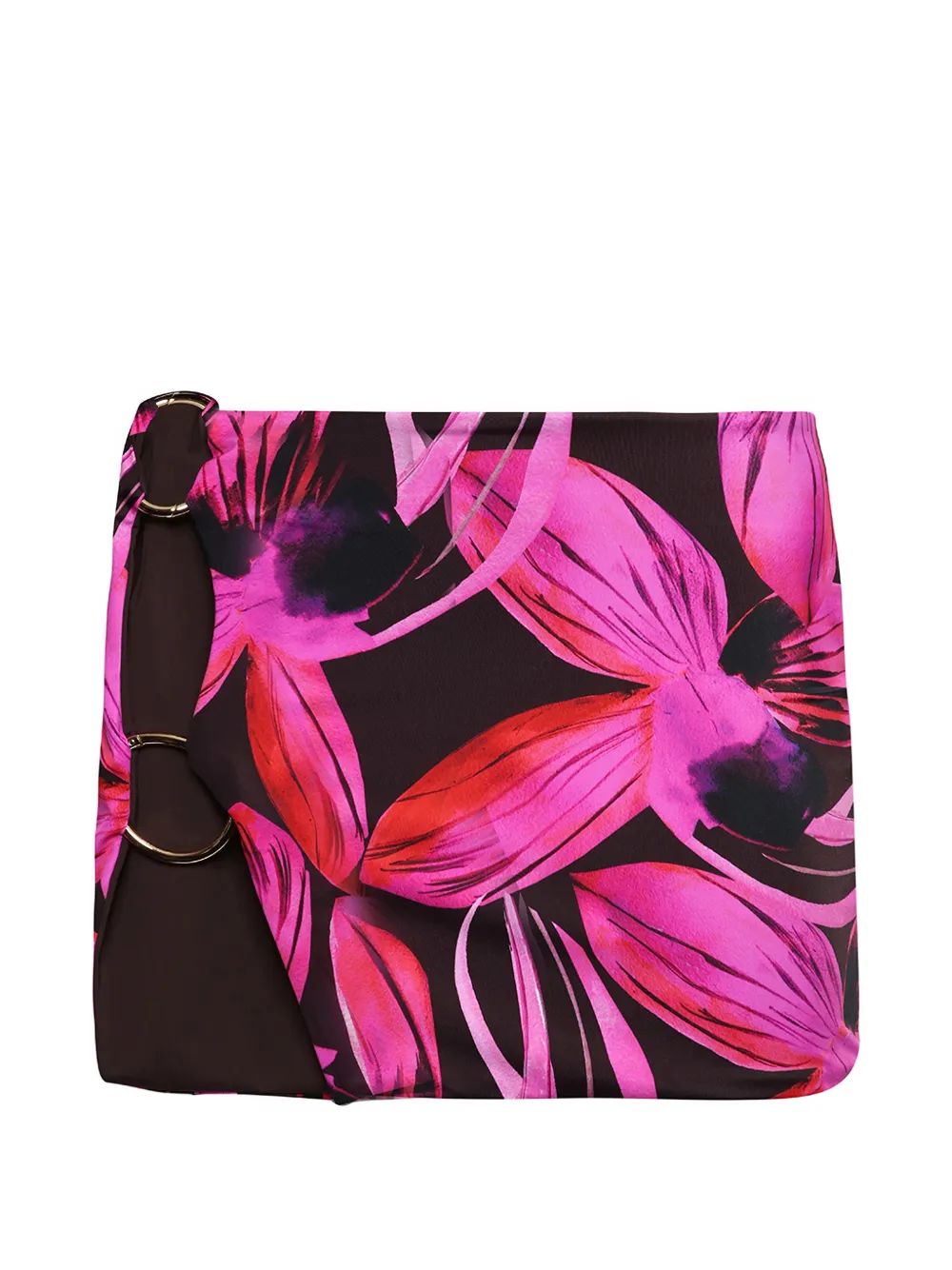 Louisa Ballou floral mini skirt - Rosa