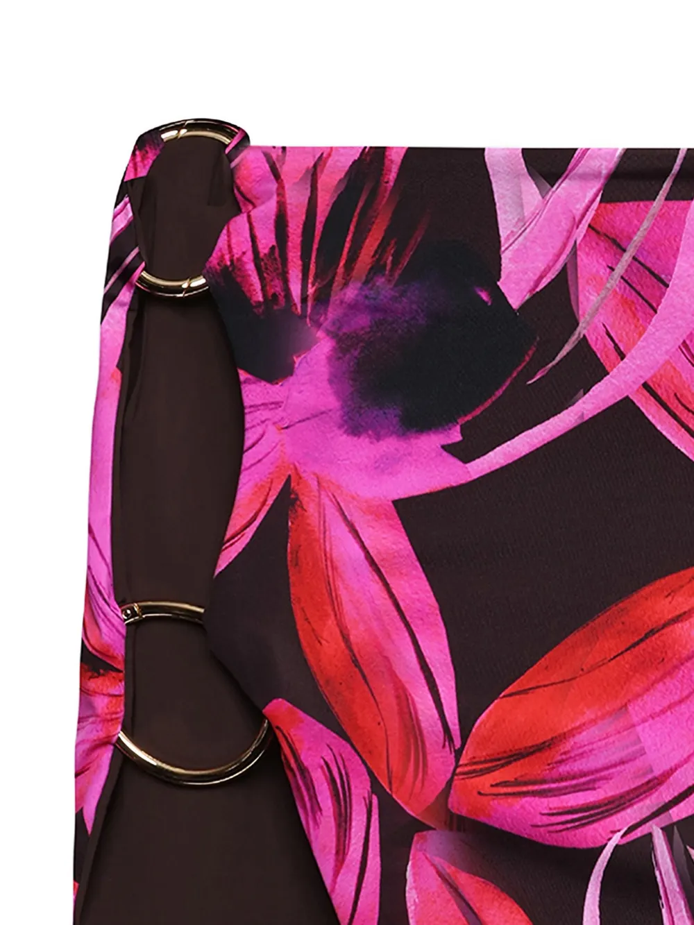  Louisa Ballou Floral Mini Skirt - Pink 