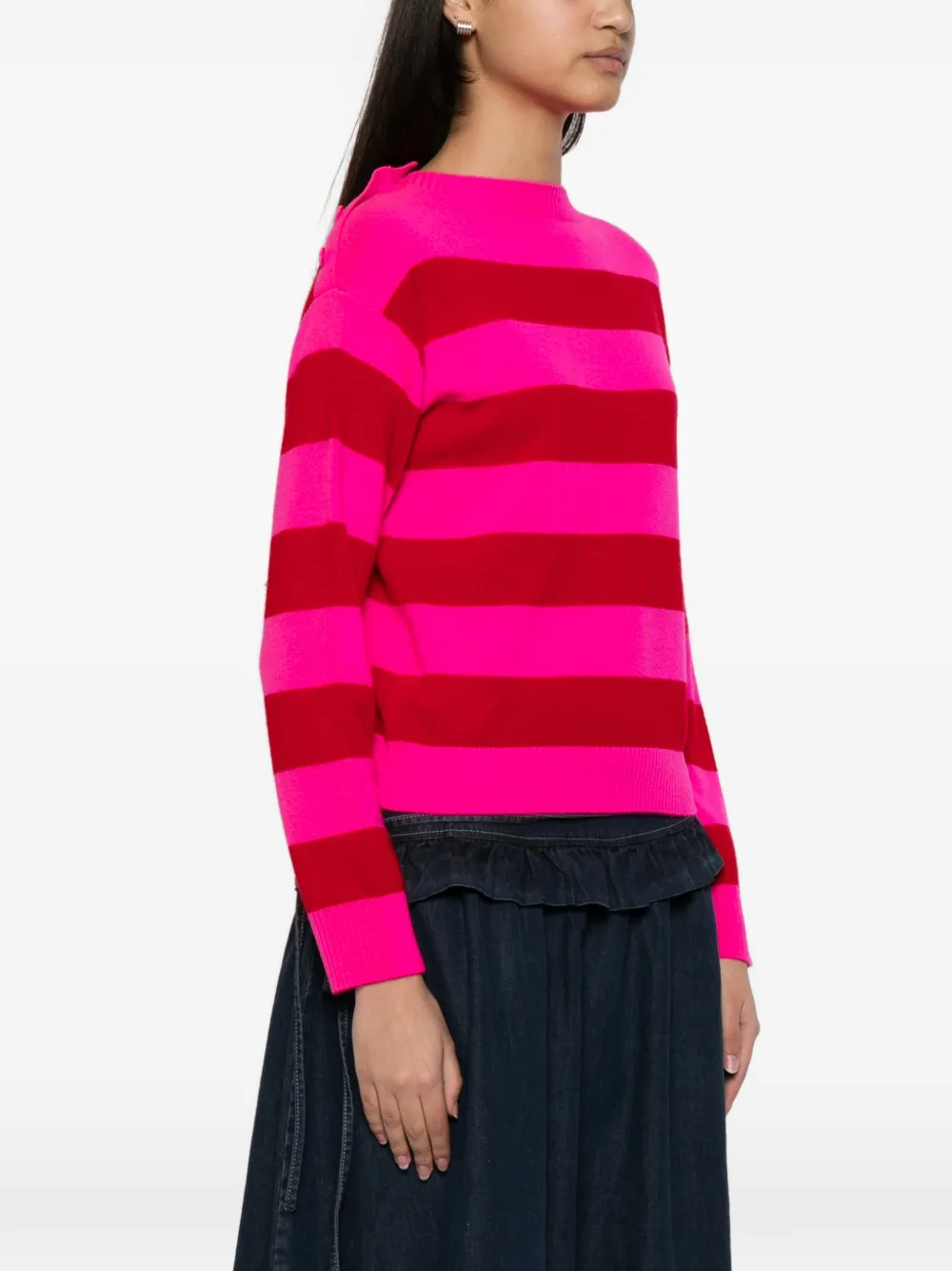  From Future Jersey A Rayas Horizontales - Rosa 