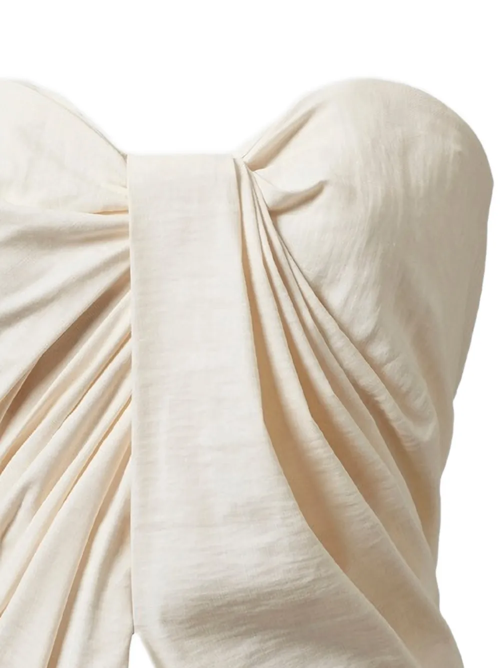  Tove Tuiren Draped Twisted Top - Neutrals 
