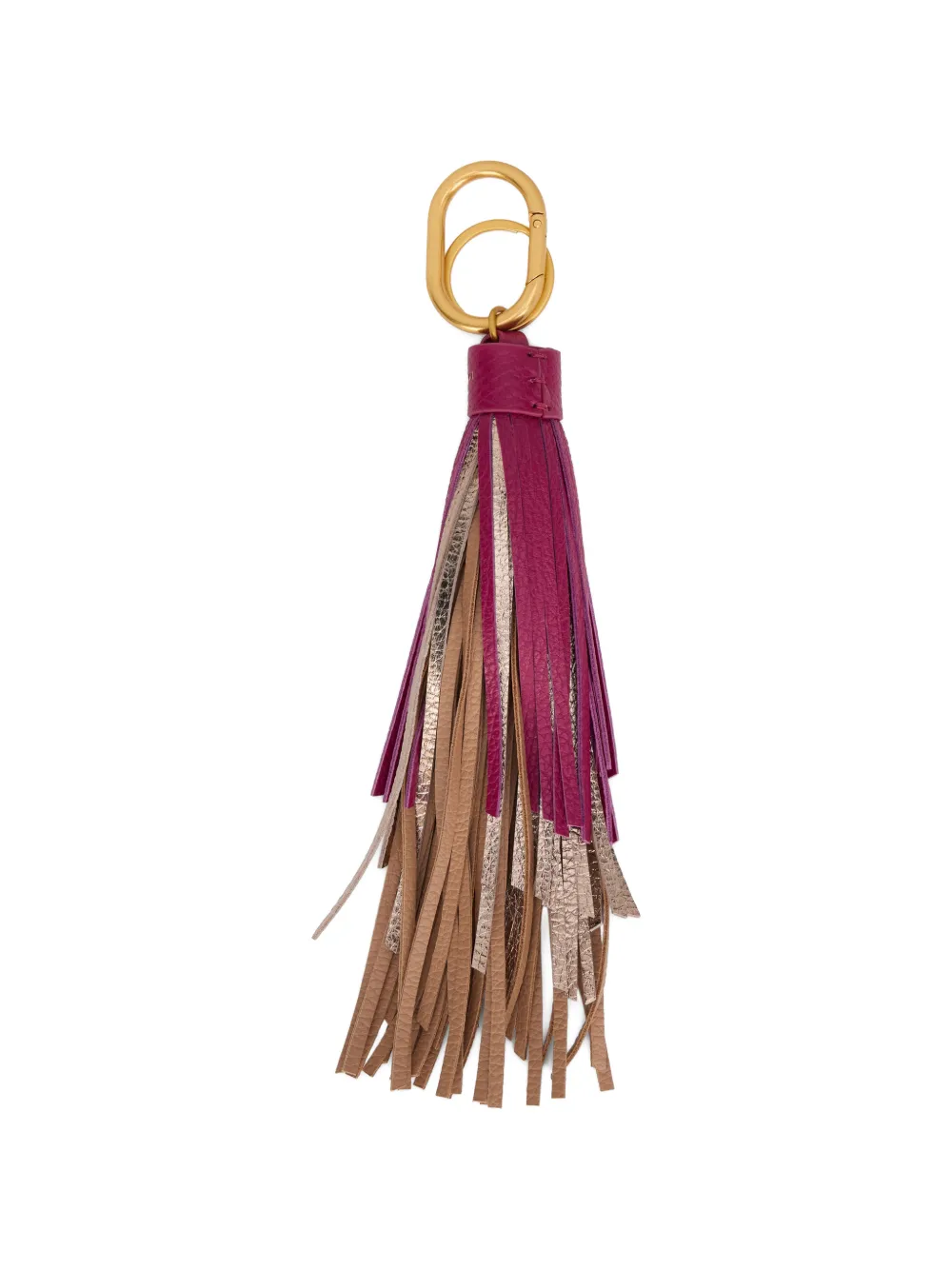  Gianni Chiarini Fringed Keychain - Red 