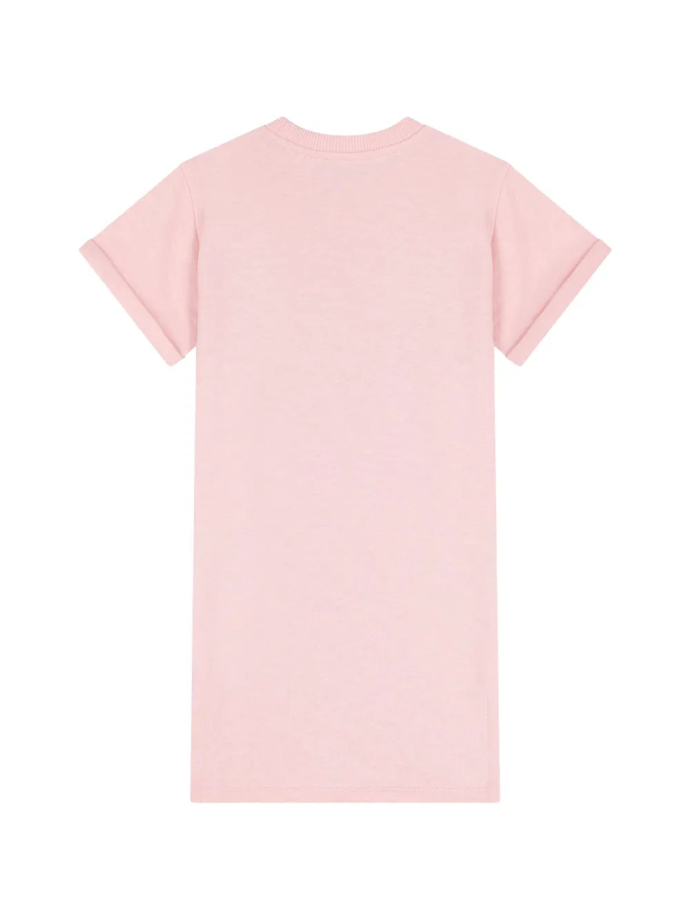 Moschino Kids Teddy jurk met logo Roze