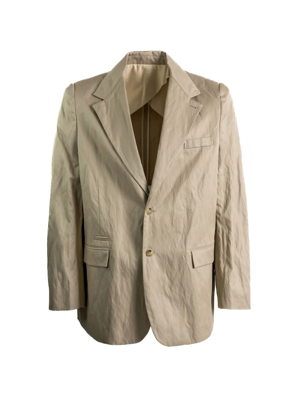 Willy Chavarria long-sleeve pocket blazer - Toni neutri