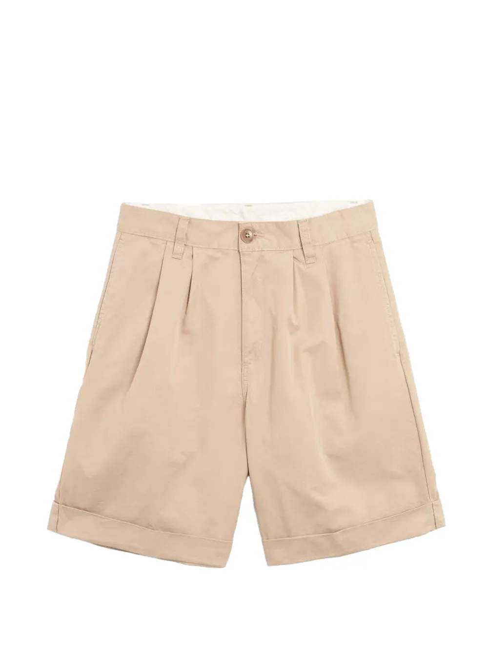 Carhartt WIP pleated cuffed shorts - Nude