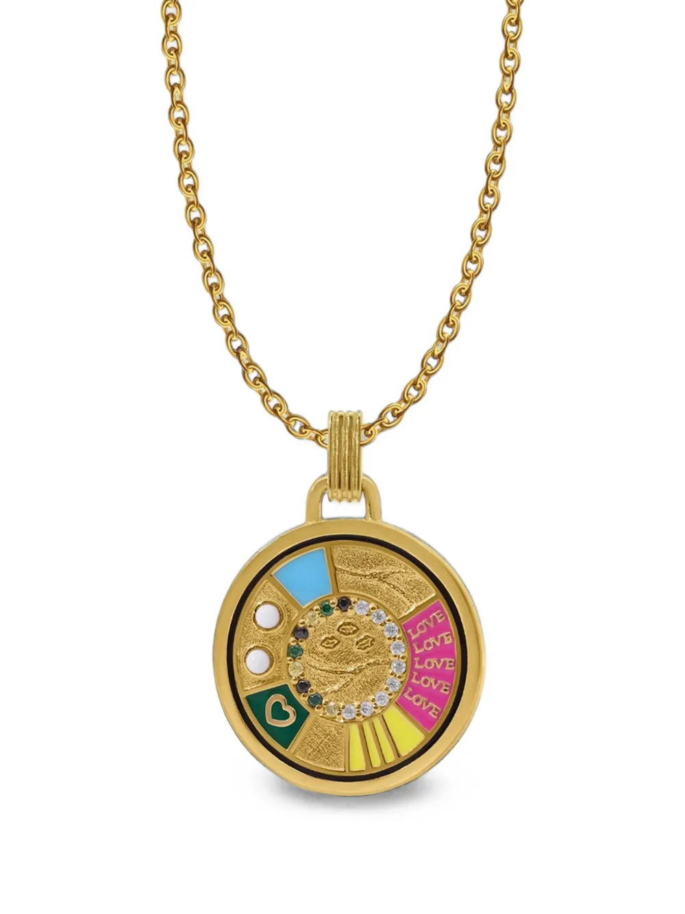 Gwen Beloti Love In Color pendant necklace