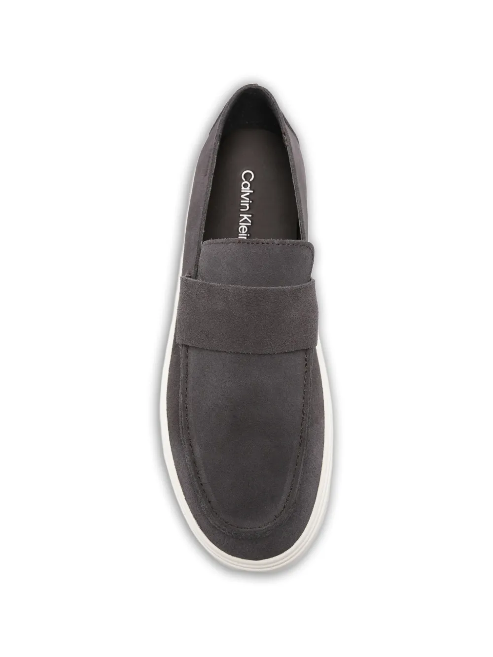 Calvin Klein Leren loafers Bruin