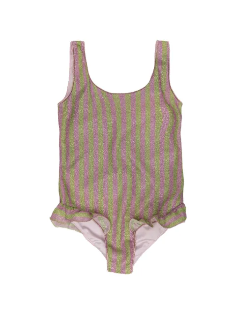Oseree Kids striped swimsuit