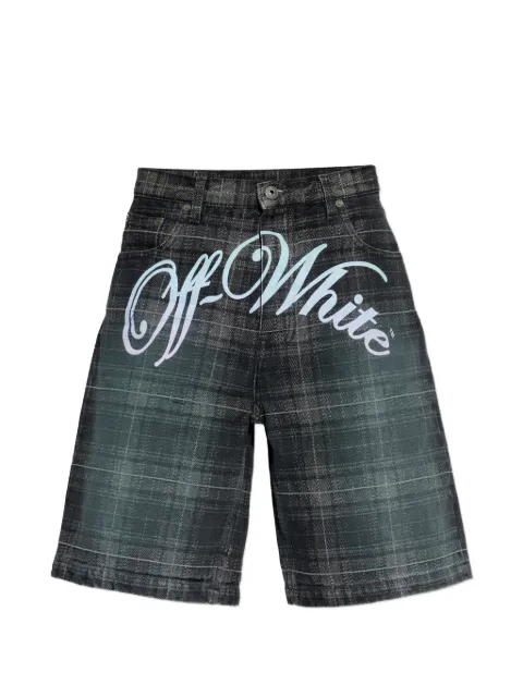 Off-White plaid shorts