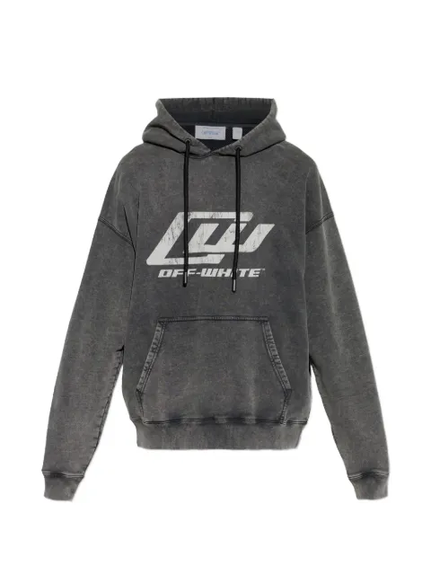 Off-White logo-printed hoodie