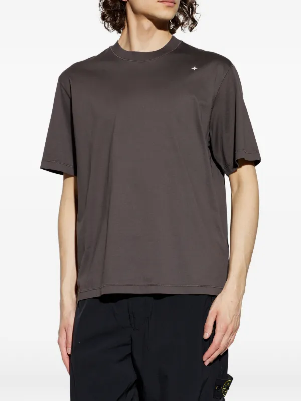 Stone  ダークグレー Tシャツ Stone Island star-print T-shirt | Grey | FARFETCH