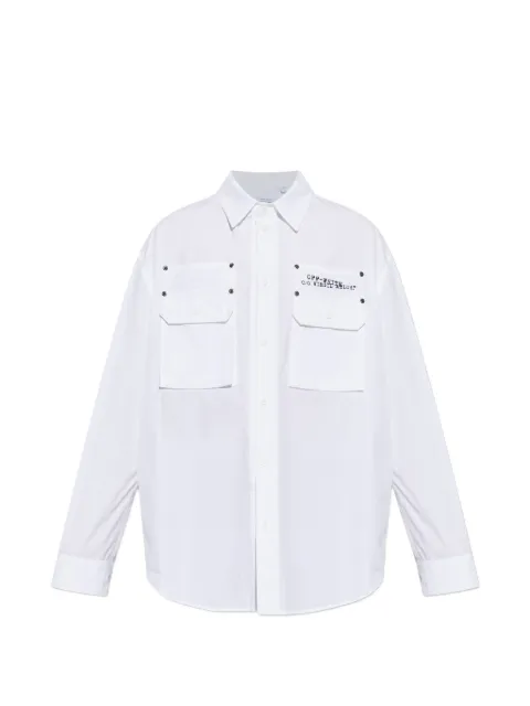 Off-White Type Arrow chest-pocket shirt