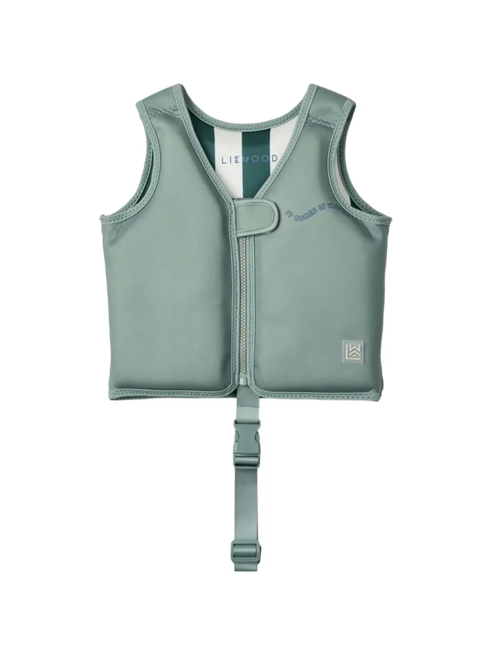 Liewood whale-graphic swim vest - Verde