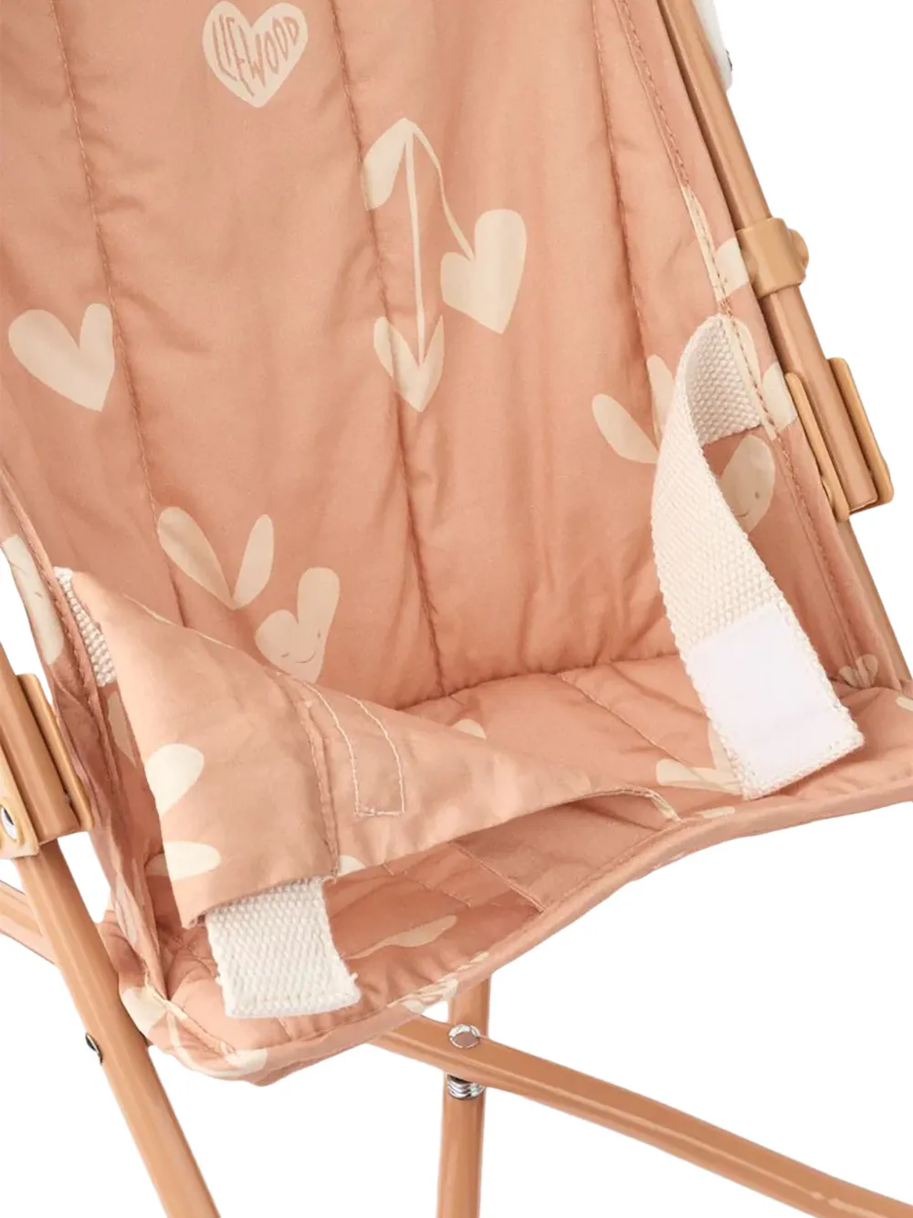  Liewood Elsie Heart-print Doll Stroller - Neutrals 