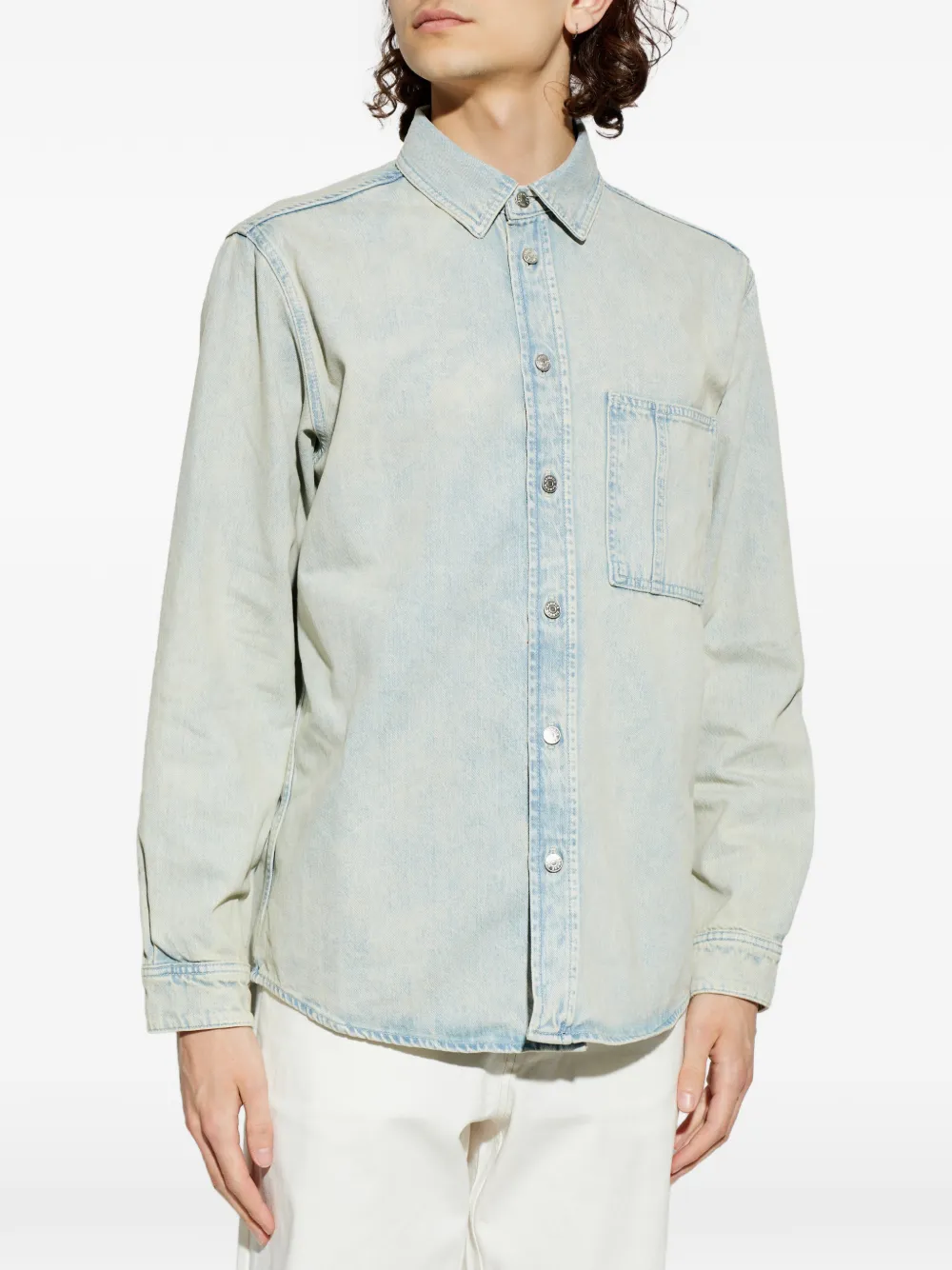  Samsoe Samsoe Sadamon Pocket Buttoned Shirt - Blue 