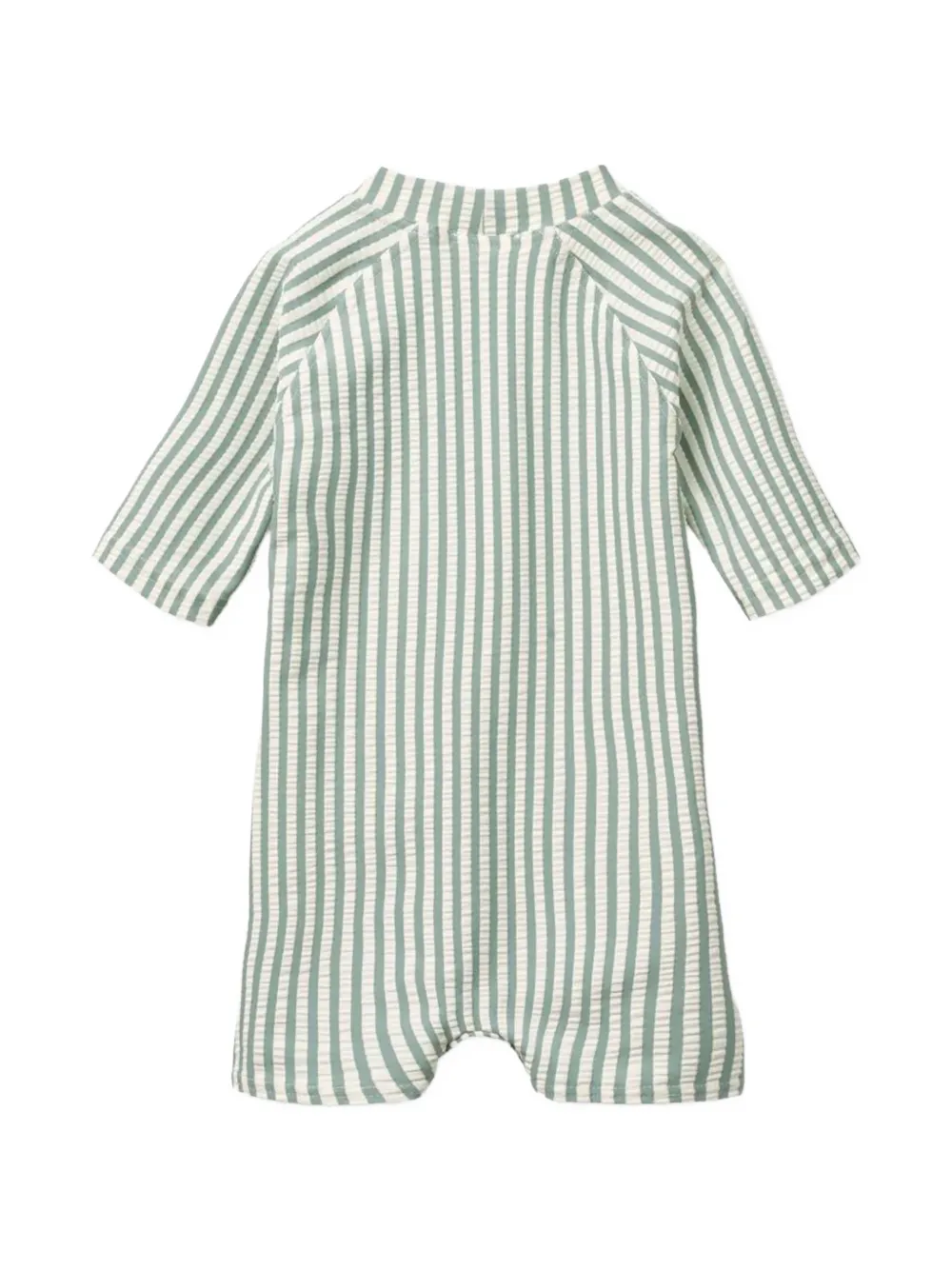  Liewood Striped Graphic Babygrow - Green 