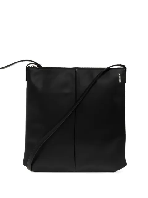 Jil Sander leather messenger bag