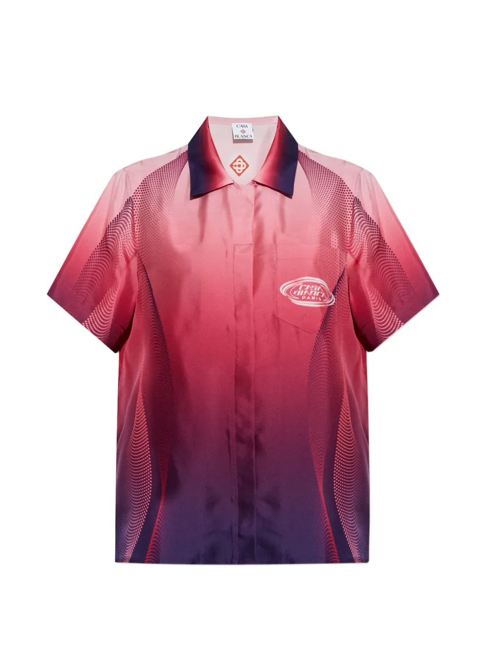 Casablanca gradient-effect polo shirt - Rosa