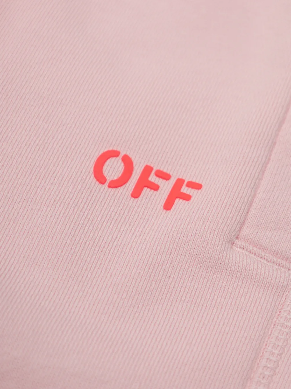 Off-White Kids Trainingsbroek met logoprint Roze