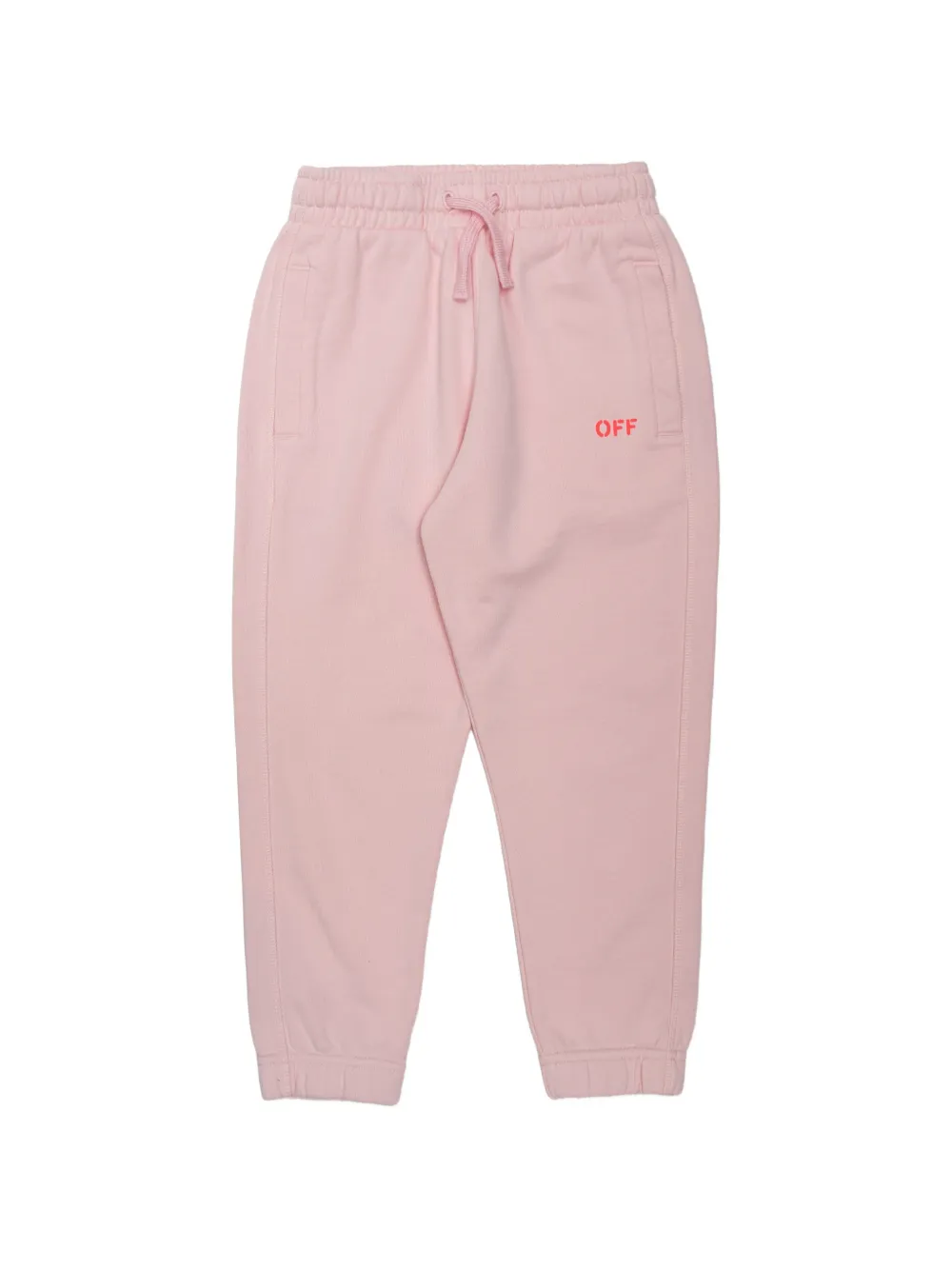 Off-White Kids logo-print track pants - Rosa