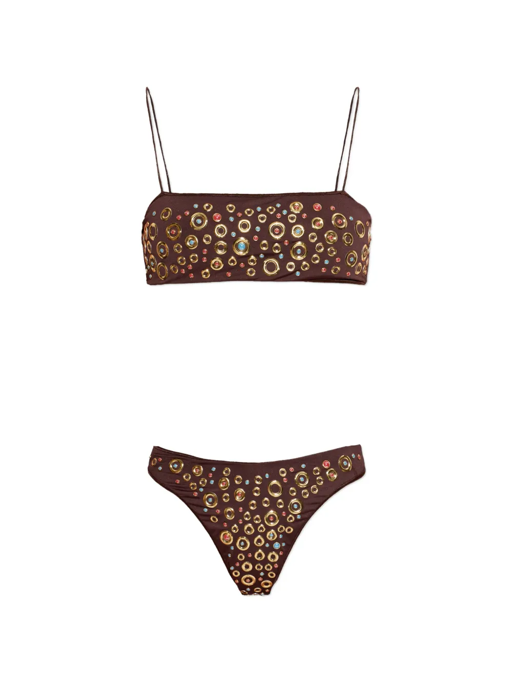 Oséree embellished bikini - Braun