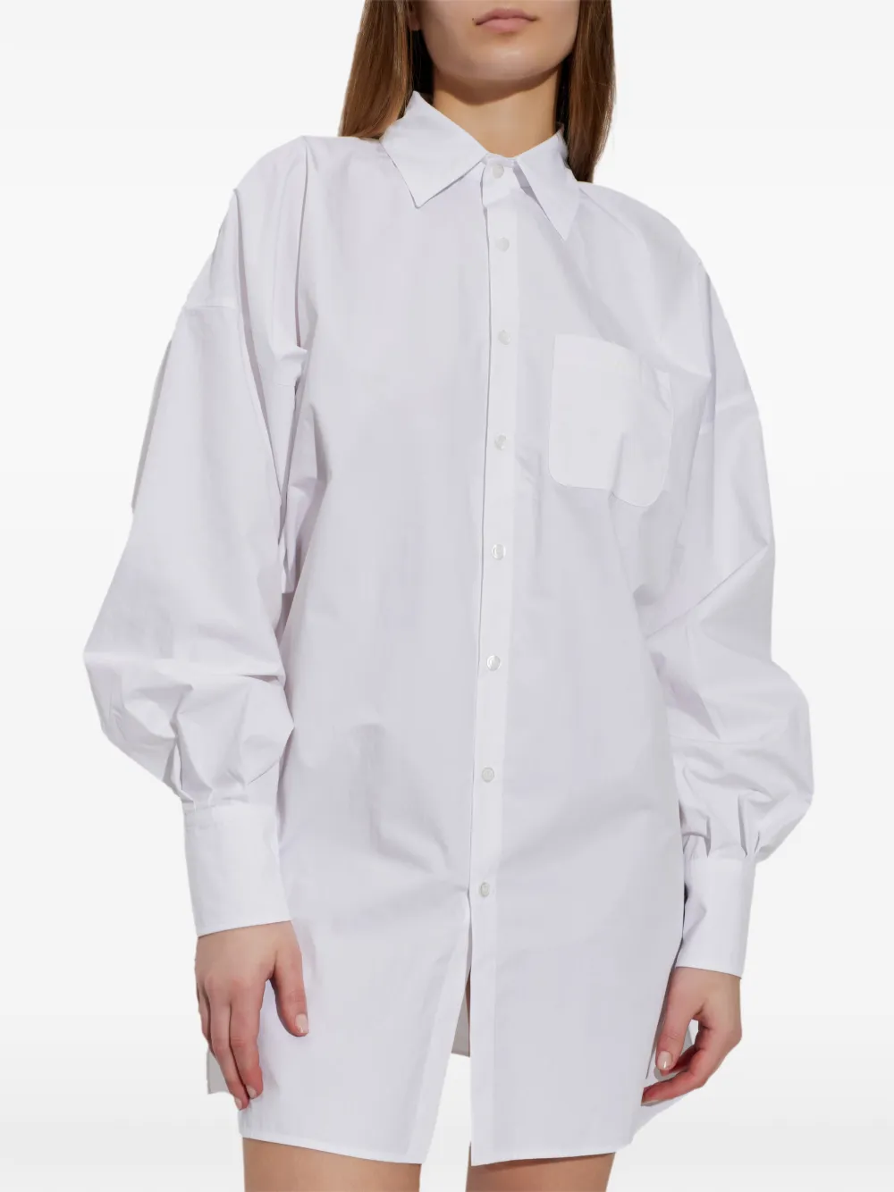 Coperni Blouse met trekkoord Wit