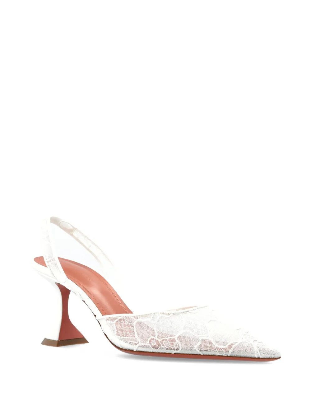 Amina Muaddi Holli pumps Wit