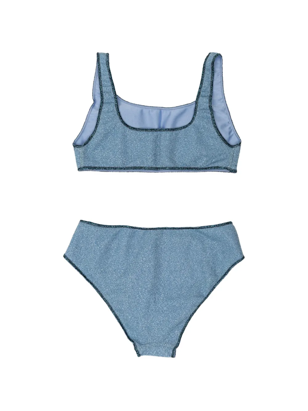 Oseree Kids Badpak met schelpen-applicatie Blauw