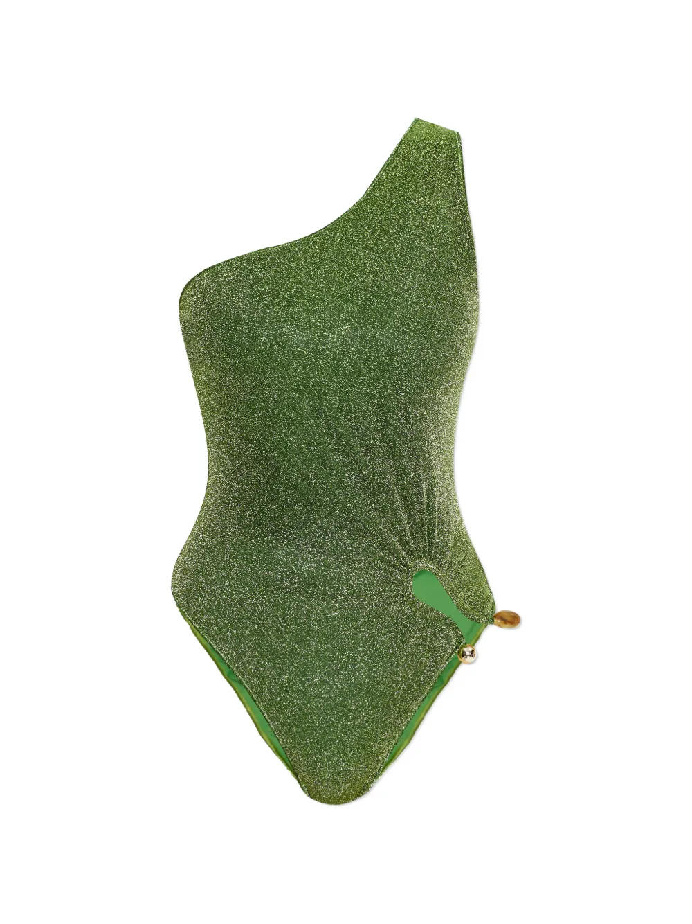Oséree one-shoulder cut-out swimsuit - Verde