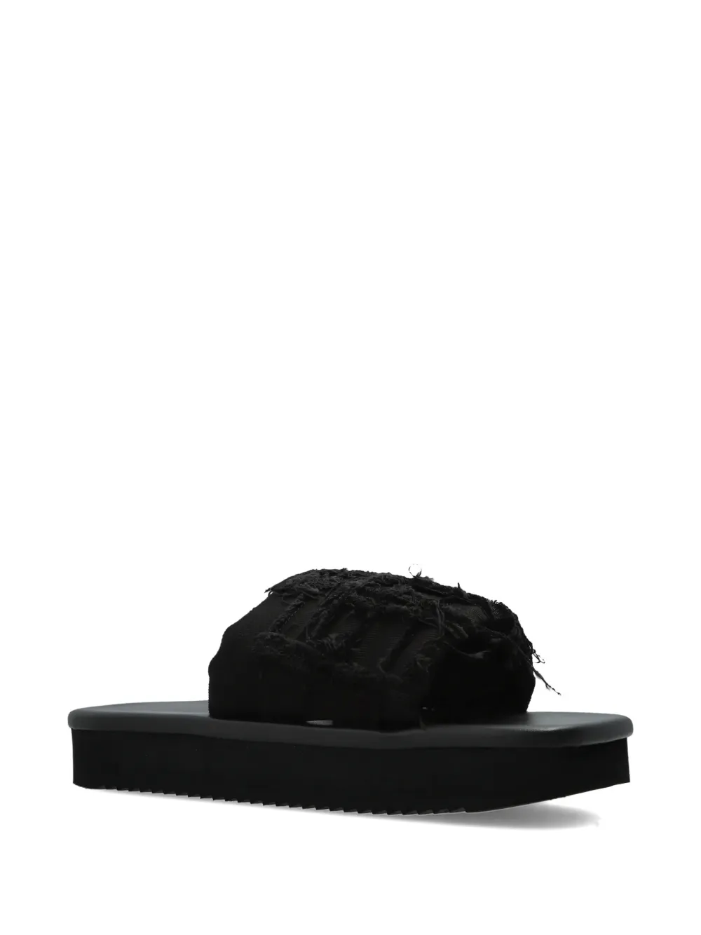 Rick Owens DRKSHDW Twisted platform-sole slides Zwart