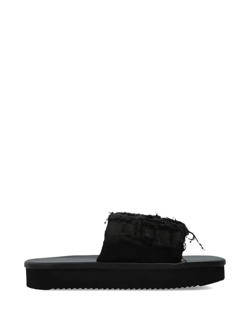 Rick Owens DRKSHDW Twisted platform-sole slides - Schwarz