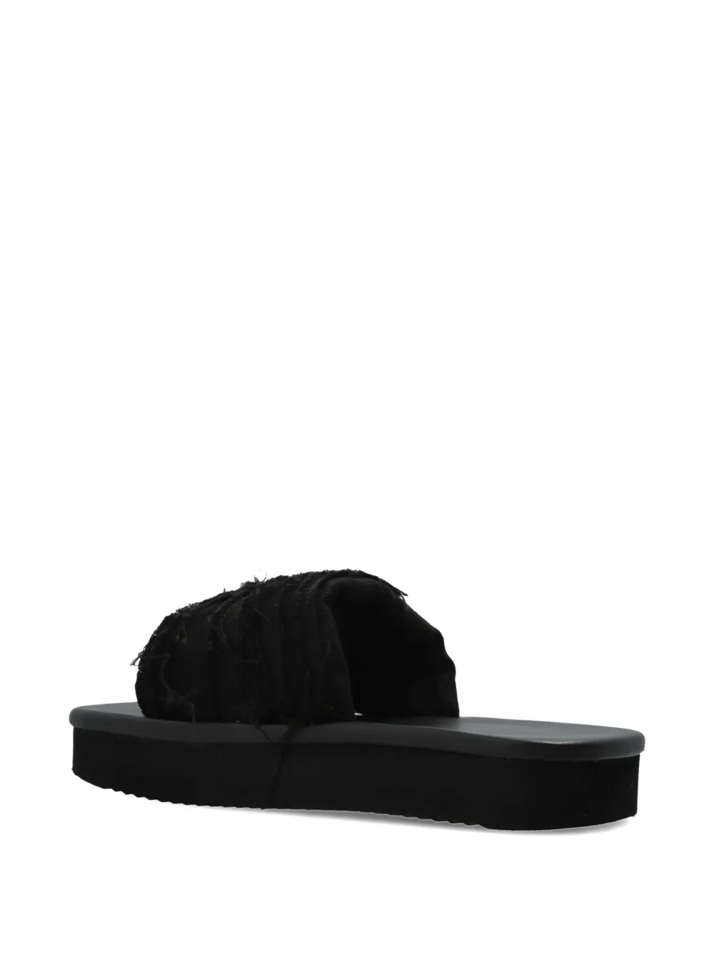 Rick Owens DRKSHDW Twisted platform-sole slides Zwart