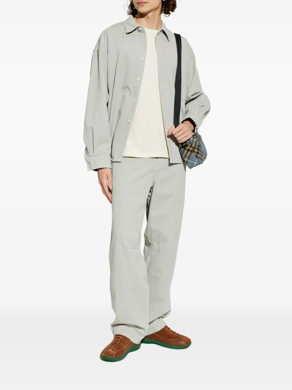 American Vintage Straight broek Grijs