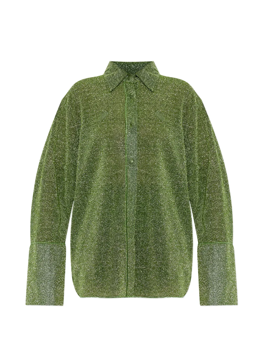 Oséree Lumiere buttoned shirt - Verde